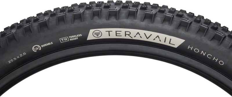 Load image into Gallery viewer, Teravail Honcho Tire - 27.5 x 2.6 Tubeless Folding BLK Durable Grip Compound
