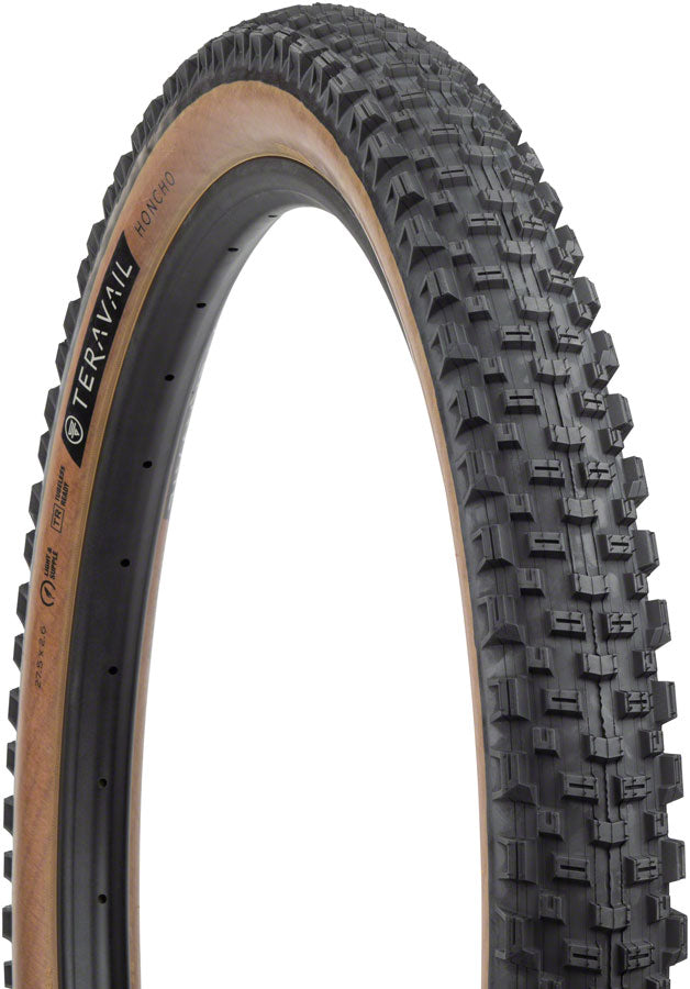 Load image into Gallery viewer, Teravail Honcho Tire - 27.5 x 2.6 Tubeless Folding Tan Light Supple Grip Compound
