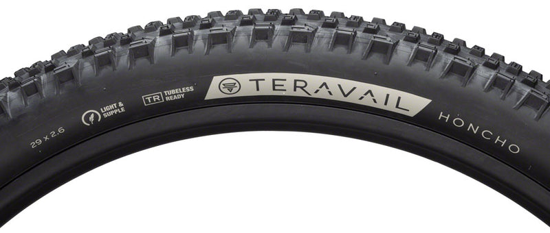 Load image into Gallery viewer, Teravail Honcho Tire - 29 x 2.6 Tubeless Folding BLK Light Supple Grip Compound
