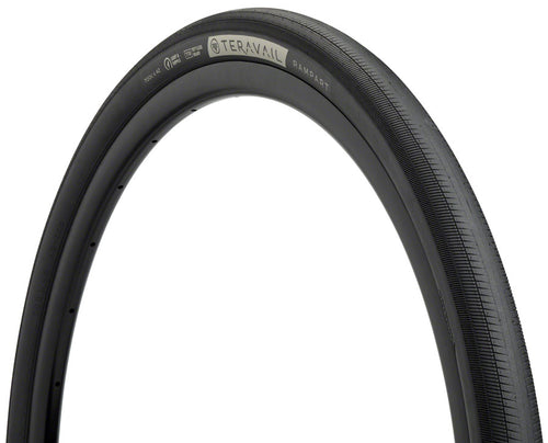 Teravail Rampart Tire - 700 x 42 Tubeless Folding BLK Durable Fast Compound