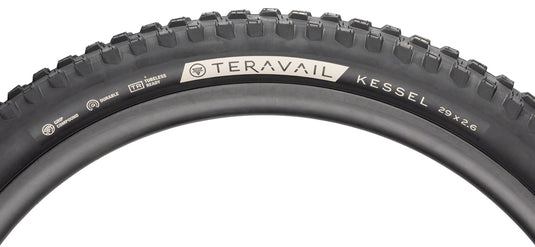 Teravail Kessel Tire - 29 x 2.6 Tubeless Folding Black Ultra Durable
