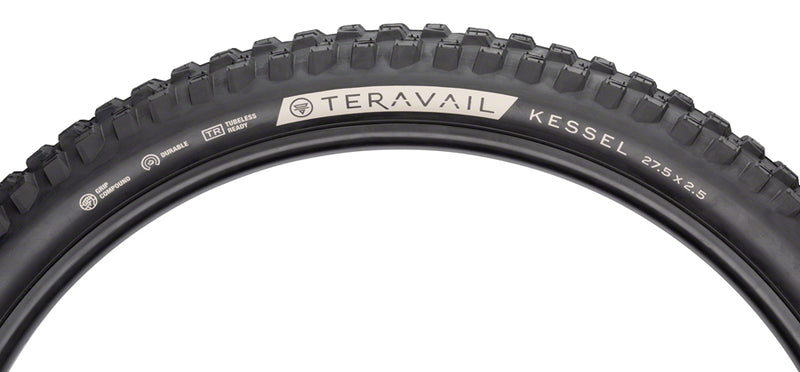 Load image into Gallery viewer, Teravail Kessel Tire - 27.5 x 2.5 Tubeless Folding Black Durable
