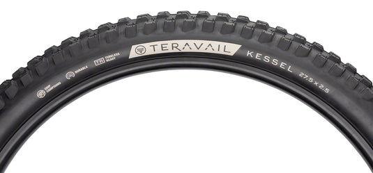 Teravail Kessel Tire - 27.5 x 2.5 Tubeless Folding Black Ultra Durable