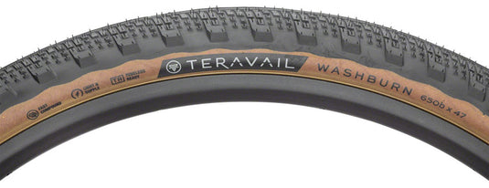 Teravail Washburn Tire - 650b x 47 Tubeless Folding Tan Durable