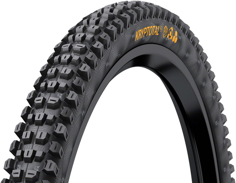 Load image into Gallery viewer, Continental Kryptotal Front Tire - 29 x 2.40 Tubeless Folding BLK Super Soft Downhill Casing E25

