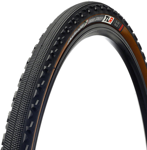 Challenge Gravel Grinder Race Tire - 700 x 33 Tubeless Folding Black/Brown