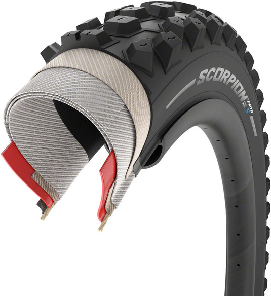 Pirelli Scorpion E-MTB S Tire - 27.5 x 2.6 Tubeless Folding Black