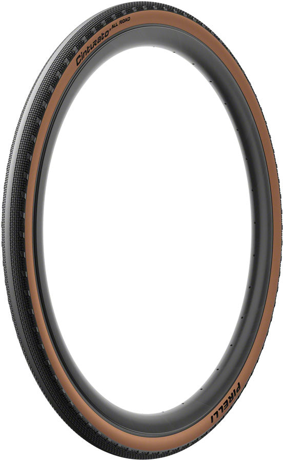 Load image into Gallery viewer, Pirelli Cinturato All Road Tire - 700 x 40 Tubeless Folding Classic Tan TechWALL+ Pro Gravel
