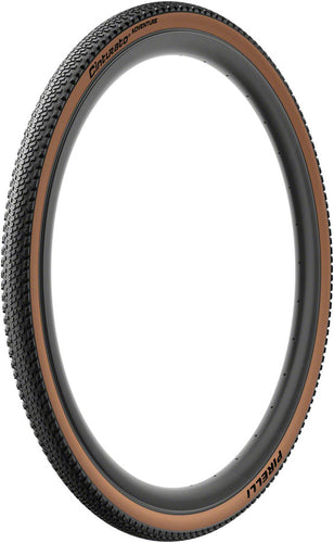 Pirelli Cinturato Adventure Tire - 700 x 40 Tubeless Folding Classic Tan TechWALL+ Pro Gravel