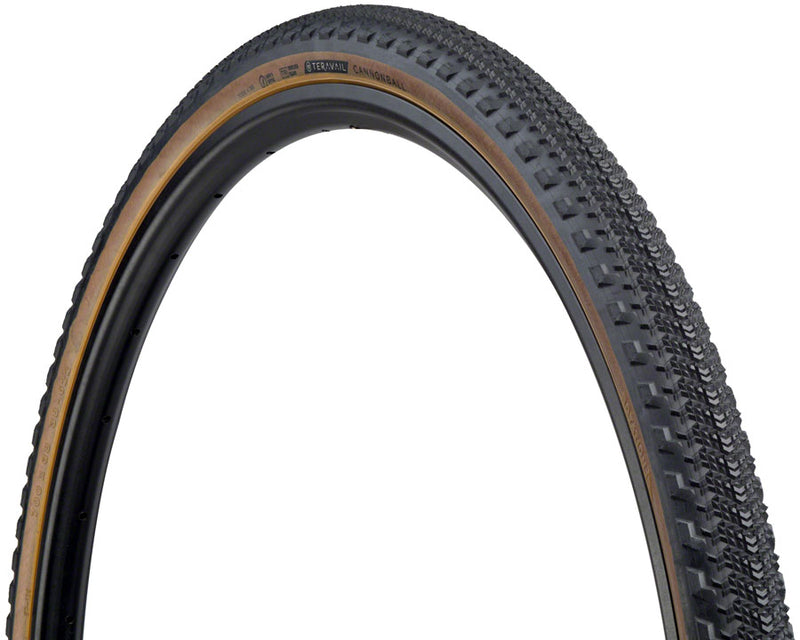 Load image into Gallery viewer, Teravail Cannonball Tire - 700 x 38 Tubeless Folding Tan Light and Supple
