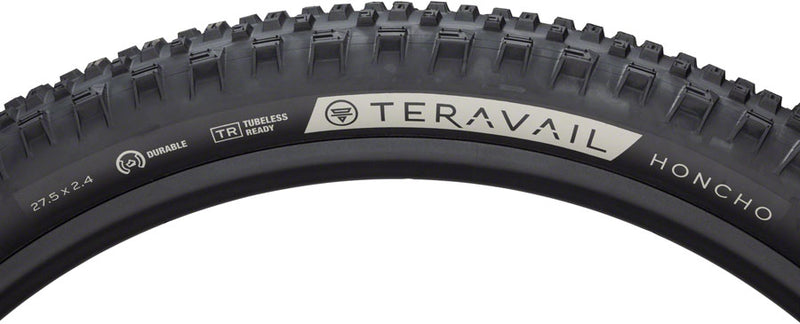 Load image into Gallery viewer, Teravail Honcho Tire - 27.5 x 2.4 Tubeless Folding BLK Durable Grip Compound
