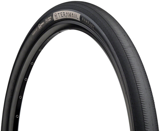 Teravail Rampart Tire - 650b x 47 Tubeless Folding BLK Durable Fast Compound