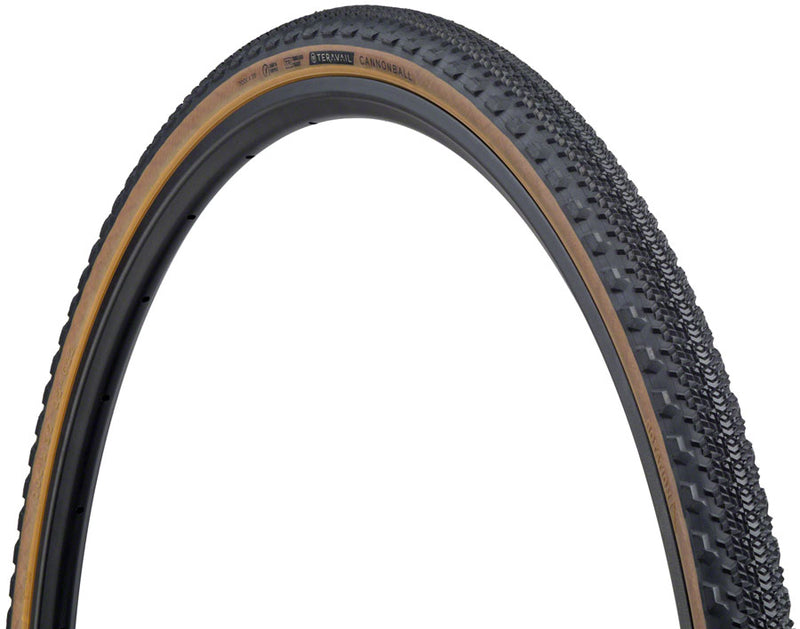 Load image into Gallery viewer, Teravail Cannonball Tire - 700 x 35 Tubeless Folding Tan Light and Supple
