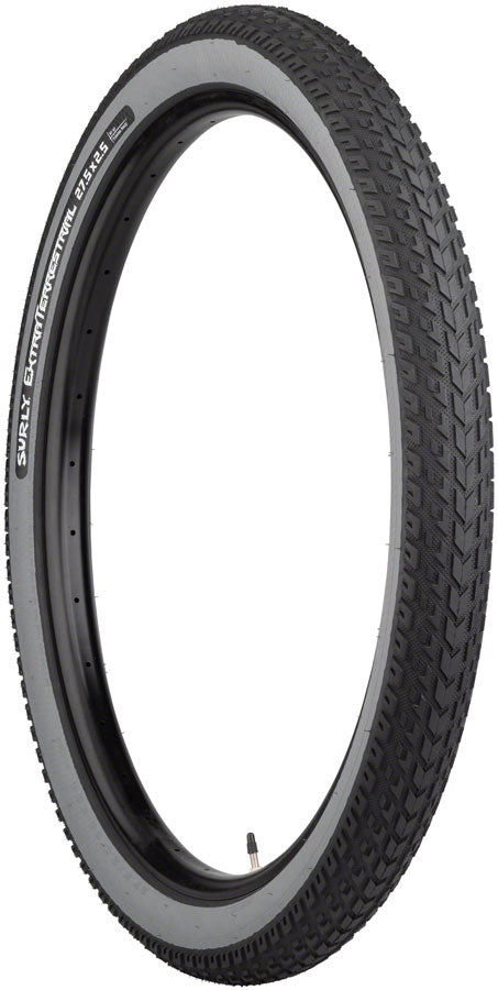 Load image into Gallery viewer, Surly ExtraTerrestrial Tire - 27.5 x 2.5 Tubeless Folding Black/Slate 60tpi
