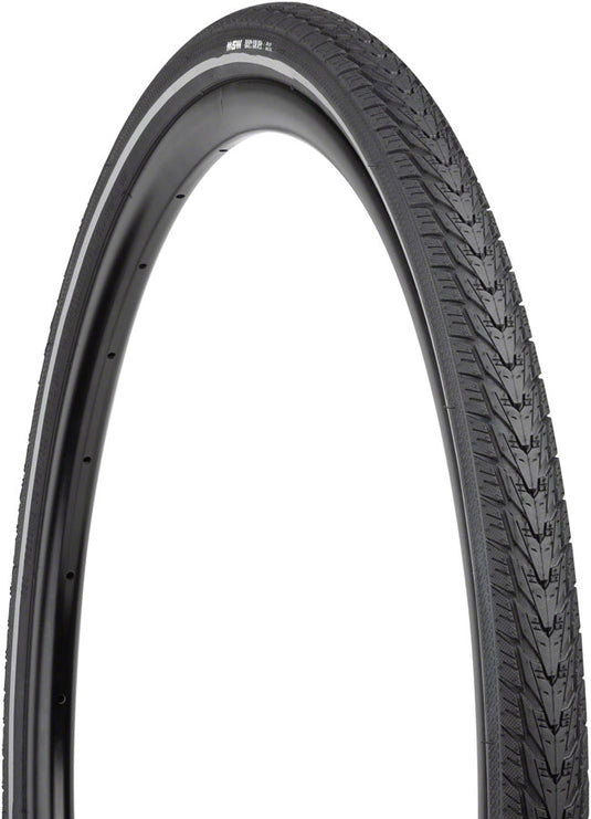 MSW Daily Driver Tire - 700 x 38 BLK Rigid Wire Bead Reflective Sidewall