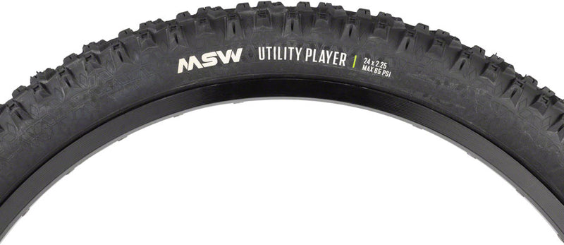 Load image into Gallery viewer, MSW Utility Player Tire - 24 x 2.25 Black Folding Wire Bead 33tpi
