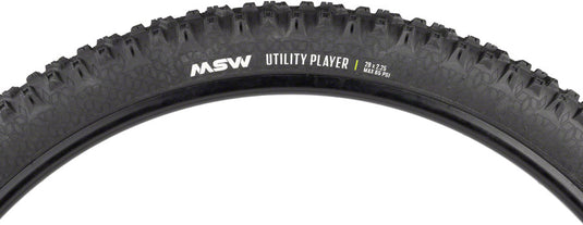 MSW Utility Player Tire - 29 x 2.25 Black Rigid Wire Bead 33tpi