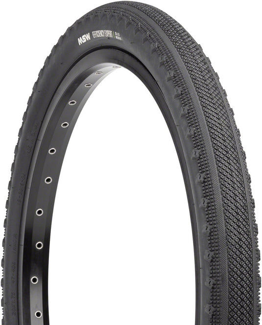 MSW Efficiency Expert Tire - 20 x 1.75 Black Rigid Wire Bead 33tpi