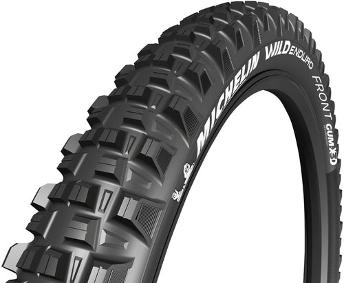 Michelin Wild Enduro Tire - 27.5 x 2.4 Tubeless Folding BLK 60tpi Front Gum-X Ebike