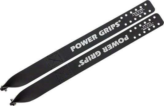 Power Grips Fixie Straps (375mm) with Hardware Black