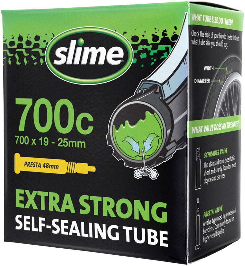 Load image into Gallery viewer, Slime Self-Sealing Tube - 700 x 19 -25mm 48mm Presta Valve
