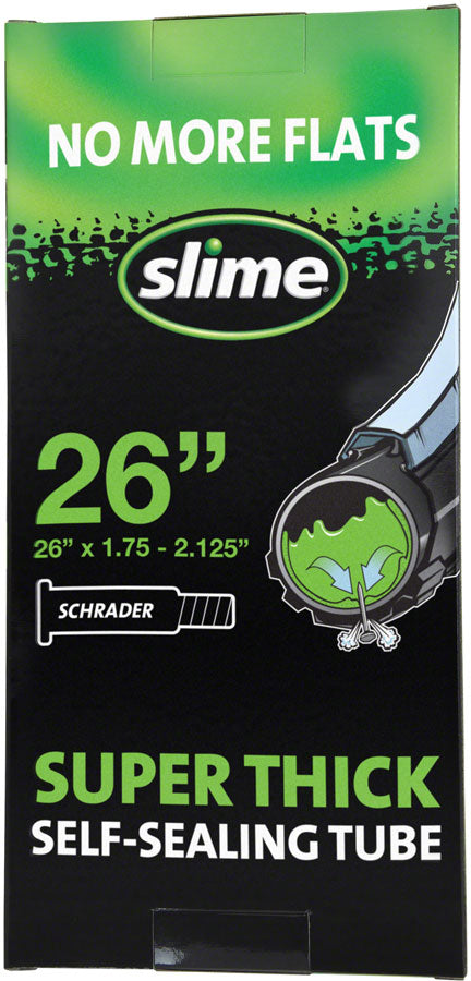 Load image into Gallery viewer, Slime Thick Smart Tube - 26 x 1.75 - 2.125 Schrader Valve
