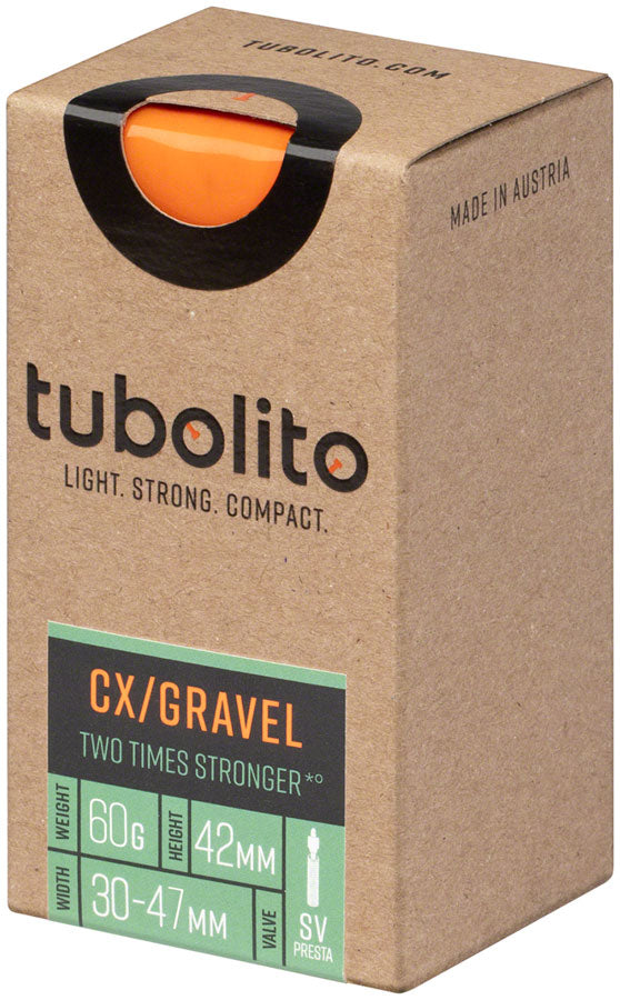 Load image into Gallery viewer, Tubolito Tubo CX/Gravel All Tube - 700 x 32-50mm 42mm Presta Valve Orange
