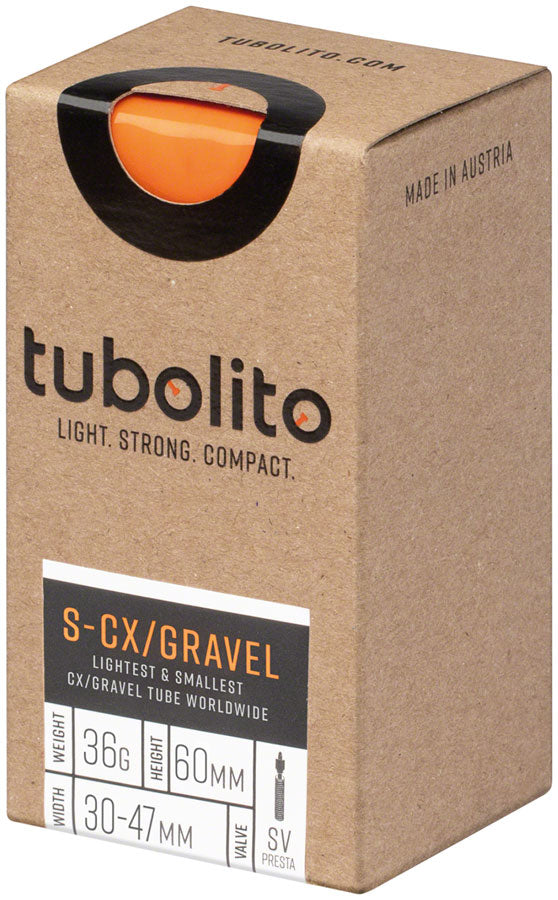 Load image into Gallery viewer, Tubolito S-Tubo CX/Gravel All Tube - 700 x 32-50mm 60mm Presta Valve Orange
