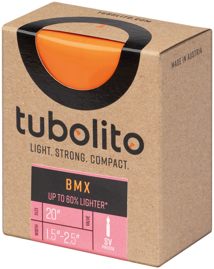Load image into Gallery viewer, Tubolito Tubo BMX Tube - 20 x 1.5-2.5&quot; 42mm Presta Valve Orange
