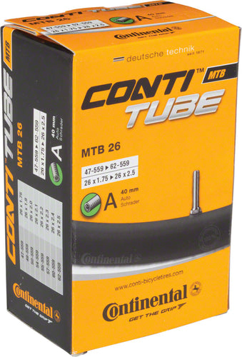 Continental Tube - 26 x 1.75 - 2.5 40mm Schrader Valve