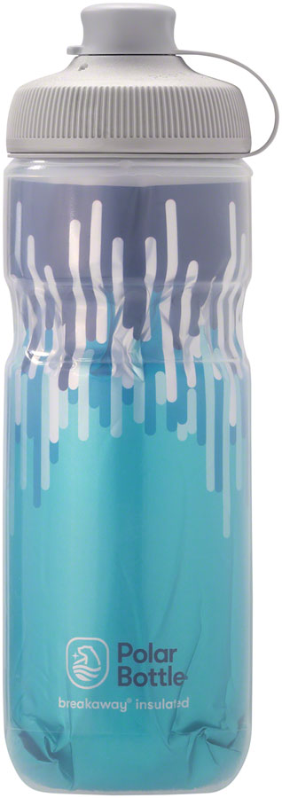 Polar Bottles Breakaway Muck Insulated Zipper Water Bottle - 20oz Blue/Turq