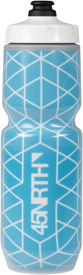 Load image into Gallery viewer, 45NRTH Decade Insulated Purist Water Bottle - Cyan/White 23oz
