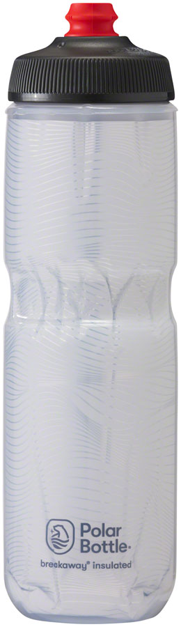 Polar Bottles Breakaway Insulated Jersey Knit Water Bottle - White 24oz