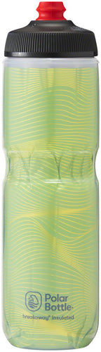Polar Bottles Breakaway Insulated Jersey Knit Water Bottle - Highlighter 24oz