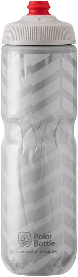 Polar Bottles Breakaway Bolt Insulated Water Bottle -24oz White/Silver