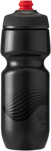 Polar Bottles Breakaway Wave Water Bottle - 24oz Charcoal/Black