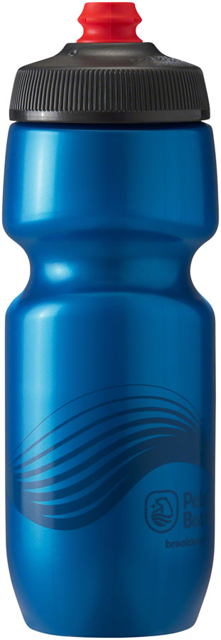 Polar Bottles Breakaway Wave Water Bottle - 24oz Deep Blue/Charcoal