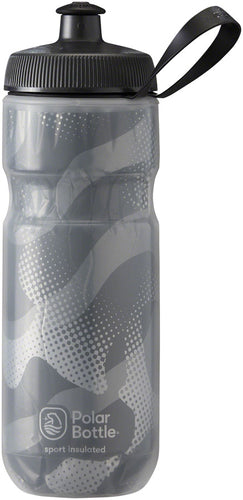 Polar Bottles Sport Contender Insulated Water Bottle - 20oz Charcoal/Silver
