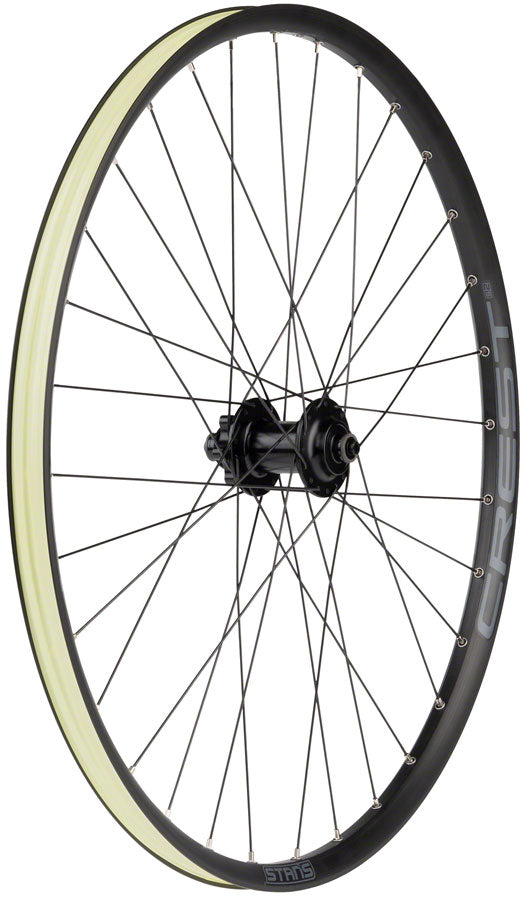 Load image into Gallery viewer, Stans No Tubes Crest S2 Front Wheel - 26&quot; QR x 100mm 6-Bolt Black
