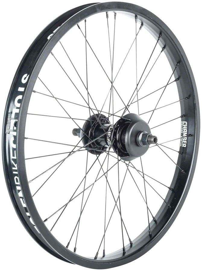 Load image into Gallery viewer, Stolen Rampage Pro Rear Wheel - 20&quot; 14 x 110mm Rim Brake Freecoaster BLK 9T LHD
