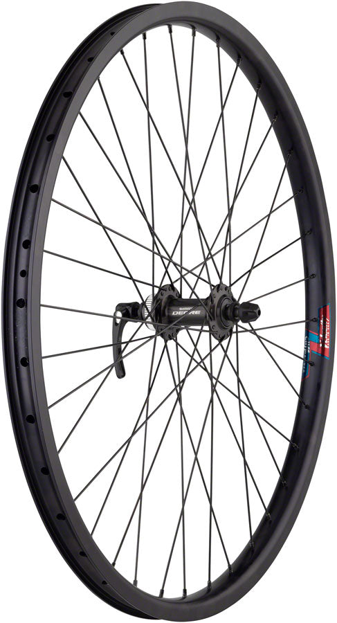 Load image into Gallery viewer, Quality Wheels Value HD Series Disc Front Wheel - 26&quot; QR x 100mm Center-Lock BLK
