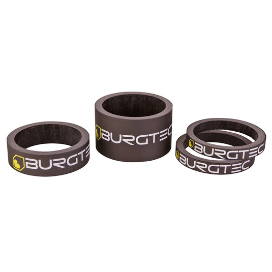 Burgtec Carbon Stem Spacer Kit - Burgtec Black