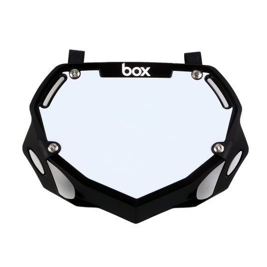 BOX Box Two Number Plate Black - Small