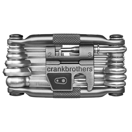 Crankbrothers Multi-19 Mini Tool with Flask Nickel