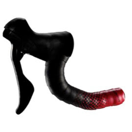 Ciclovation Leather Touch Handlebar Tape Fusion Dot Blk/Red