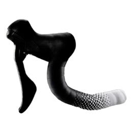 Ciclovation Leather Touch Handlebar Tape Fusion Dot Blk/White