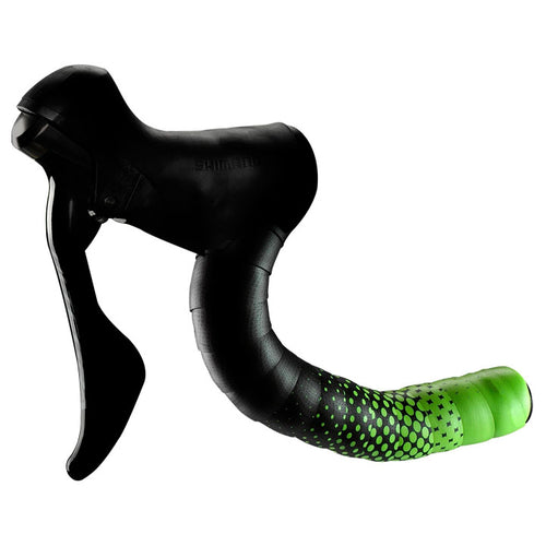 Ciclovation Leather Touch Handlebar Tape Fusion Dot Neon Green