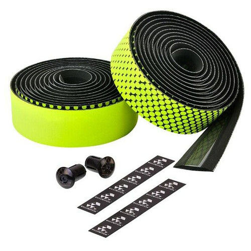Ciclovation Leather Touch Handlebar Tape Fusion Neon Yellow