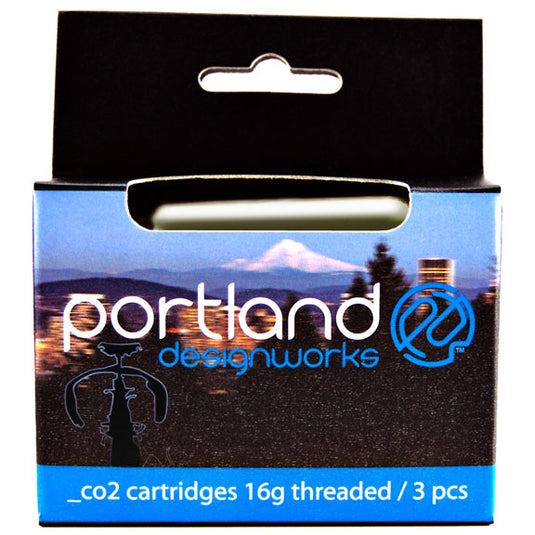 Portland Design Works CO2 Cartridge 16g Threaded - 3/Pack ORM-D