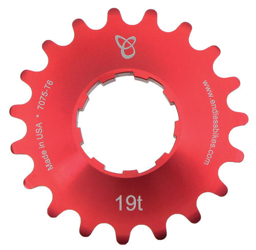 Endless Bike Kick Ass Cog 19t - Red Ano